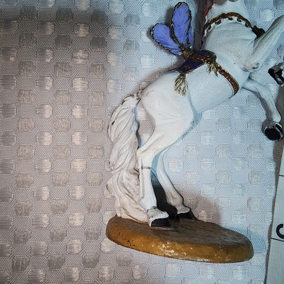 HAMILTON COLLECTION EUC RINGLING BROS. MINATURE METAL PROFORMING HORSE FIGURINE - Picture 3 of 8